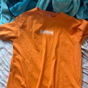 Orange supreme shirt